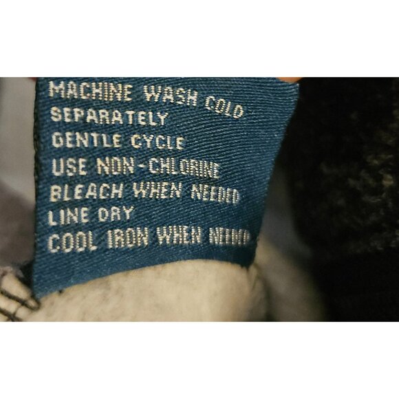 Sebby Womens Toggle Closure Hooded Poly-Blend Coat S Gray Black Made In China - Picture 8 of 9